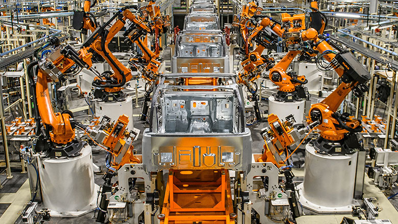 Automotive factory in South Korea
